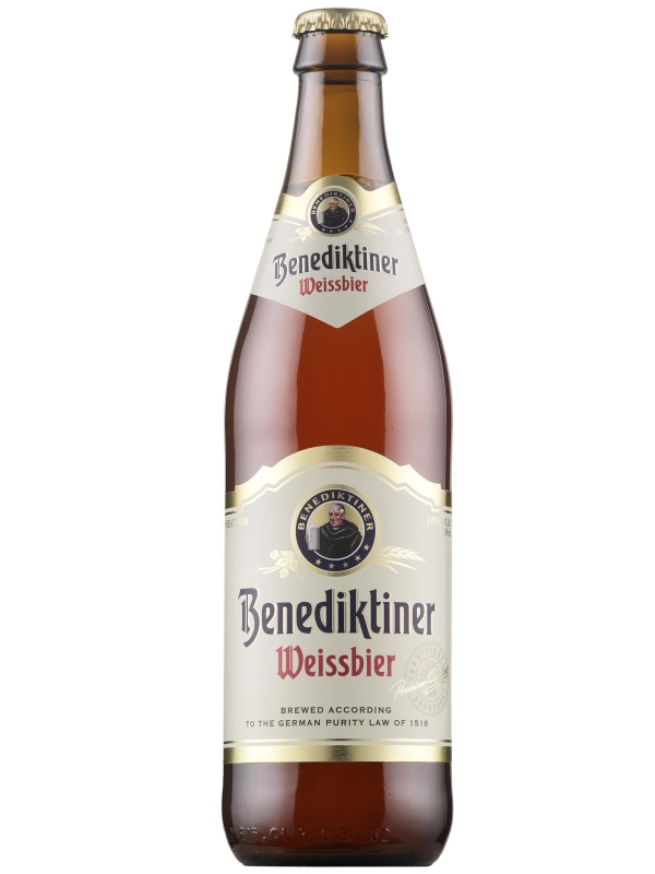 Бенедиктинер Вайсбир / Benediktiner Weissebier (бут 0,5л., алк 5,4%)