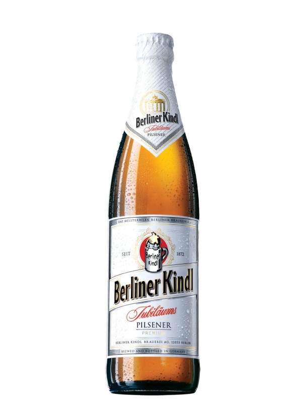 Берлинер Киндл Юбилеумс Пилснер / Berliner Kindl Jubilaums Pilsner (бут 0,5л., алк 5,1%)
