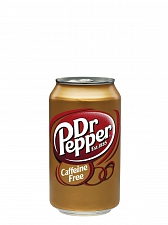 Напиток Доктор Пеппер  Кофеин Фри / Dr. Pepper Caffeine free 0,355л. ж/б.