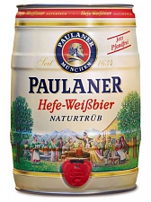 Пауланер Хефе-Вайсбир / Paulaner Hefe-Weissbier (ж/б 5л., алк 5,5%)